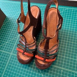 Women’s Designer Suede Platform Sandals